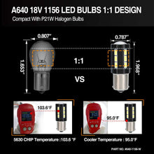 Load image into Gallery viewer, 21-SMD 5630 1156  LED Bulbs For Turn Signal, Tail/Brake Light, Backup/Reverse or Daytime Running Light/DRL