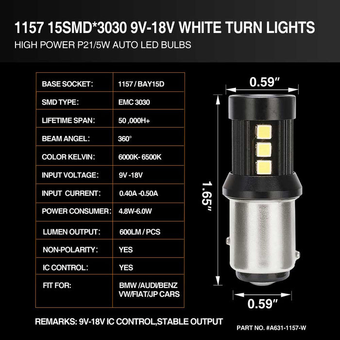 a631 1157 specifications,1157 bulb,1157 led bulb,1157 led,1157 light bulb,2057 led bulb,2357a bulb,2357 led bulb,7528 led bulb,1157na bulb,1157 led bulb white,1157 switchback led,bay15d led bulb,1157 tail light bulb,1157 brake light bulb,2357 brake light bulb,2057 light bulb,2357 light bulb,7528 light bulb,2357 bulbs,a631 1157 ba15d 1493 2057 2357 2397 7528 P21/4W 15smd 3030 white high power led manufacturer,exporter