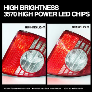 1157 Canbus Free 4-SMD 3570 360-Degree Shine White LED Bulbs For Turn Signal, Tail/Brake Light, Backup/Reverse or Daytime Running Light/DRL