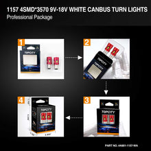 Load image into Gallery viewer, 1157 switchback amber+white 4smd 3570 led bulbs inside boxes,1157 switchback,1157 led,1157 led switchback bulbs,2357 switchback led,1157 switchback led turn signal,best 1157 switchback led,1157a switchback led,1157 led bulb amber and white,1157 dual color led,jdm astar 1157 switchback,1157 switchback bulbs,1157 led white amber,2357a switchback,bay15d switchback led,a901 1157 ba15d 1493 2057 2357 2397 7528 P21/4W 4smd 3570 switchback double color led manufacturer,exporter