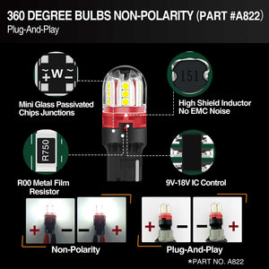 a822 7440 bulb Non-Polarity,7440 bulb,7440 led bulb,wy21w bulb,7444na led bulb,w21w led bulb,sylvania 7440,7440na,7444 led bulb,7440a led bulb,7440 light bulb,7444na led,7440 t20,7440 brake light bulb,7440 led reverse bulb,t20 led light bulb,7440 turn signal bulb,w21w 7440 bulb,t20 7440 led bulb,7440 12v 21w,a822 7440 w21w 7440na 7442 7443 7444 21smd 3030 white high power led manufacturer,exporter