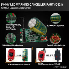 Load image into Gallery viewer, h7 canbus decoder 10000uf capacitor,can bus decoder vw,canceller led,canceler led,warning canceller,canceller xenon,warning canceller capacitors,h7 led warning canceller,h7 led anti flicker resistor,h7 decoder,canbus decoder h7,h7 led canceller,canceller philips,h7 hid warning canceller,h7 led canbus canceller,warning canceller autozone,canbus decoder h7,led headlight warning canceller,h7 led canbus decoder,vw canbus decoder,h7 canbus decoder,canceller led h7