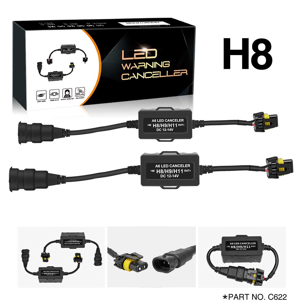 H7 LED Headlight Bulb Canbus Resistor Anti Flicker Canceller Decoder Fit  For BMW 