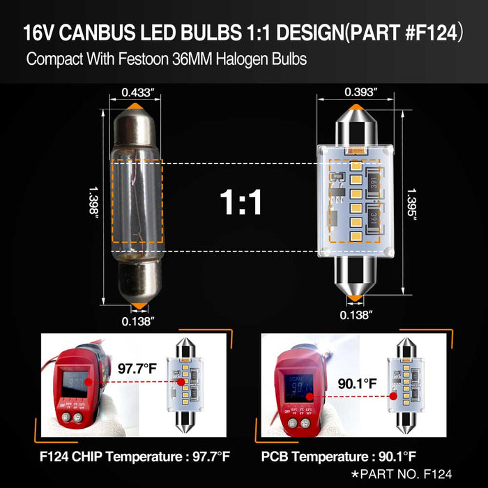 6-SMD 2016 36mm Festoon c5w White Euro Error Free Canbus LED Bulbs For Dashboards,indication solve Canbus errror codes