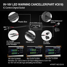 Load image into Gallery viewer, topcity c618 h1 canbus decoder waterproof,can bus decoder vw,canceller led,canceler led,warning canceller,canceller xenon,warning canceller capacitors,h1 led warning canceller,h1 led anti flicker resistor,h1 decoder,canbus decoder h1,h1 led canceller,canceller philips,h1 hid warning canceller,h1 led canbus canceller,warning canceller autozone,canbus decoder h1,led headlight warning canceller,h1 led canbus decoder,vw canbus decoder,h1 canbus decoder,canceller led h1