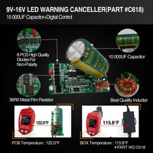 Load image into Gallery viewer, topcity c618 h1 canbus decoder 10000uf capacitors,can bus decoder vw,canceller led,canceler led,warning canceller,canceller xenon,warning canceller capacitors,h1 led warning canceller,h1 led anti flicker resistor,h1 decoder,canbus decoder h1,h1 led canceller,canceller philips,h1 hid warning canceller,h1 led canbus canceller,warning canceller autozone,canbus decoder h1,led headlight warning canceller,h1 led canbus decoder,vw canbus decoder,h1 canbus decoder,canceller led h1