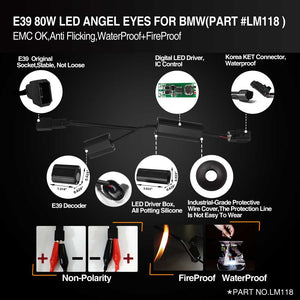 topcity led angel eye,e39 led angel eye,bmw e39 led angel eyes,bmw e39 angel eye bulb,bmw e39 cotton angel eyes,bmw e39 angel eye bulb replacement,e39 halo bulb,e39 rgb angel eyes,lm118 e39 80w led angel eye manufacturer,exporter with a factory in china.