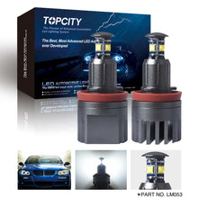 Load image into Gallery viewer, led angel eye,topcity h8 angel eyes,h8 led bulb bmw,bmw h8 bulb,lux angel eyes e90,e92 led angel eyes,lux angel eyes e92,bmw h8 led angel eyes,angel eyes e92,bmw h8,h8 led angel eye,bmw e92 angel eyes,lux h8,topcity h8,topcity angel eyes e92,topcity angel eyes e90,h8 40w led angel eye manufacturer,exporter,supplier with a factory in china 