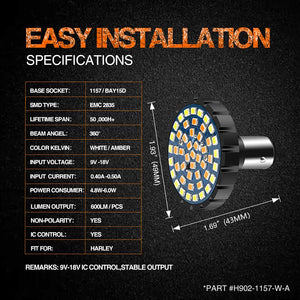 topcity led front turn light white and amber specifications 1157 bulb,1157 led bulb,1157 led,led turn signal,motorcycle turn signals,blinker light,motorcycle indicators,sequential turn signals,turn signal lights,harley led turn signals,bay15d led,motorcycle led turn signals,motorcycle blinkers,led motorcycle indicators,led blinkers,harley turn signal,kellermann blinkers,led turn signal lights,H902 1157 bay15d 1493 2057 2357 2397 7528 48smd 2835 white Amber LED Turn Signal manufacturer exporter