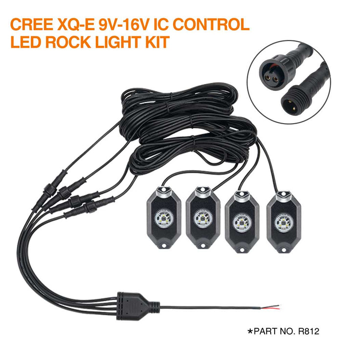 r812 4 pods white rock lights kit,rock lights for trucks,led rock lights,white led rock lights,white rock lights,rock lights jeep,best rock lights,best rock lights for trucks,brightest rock lights,rgbw rock lights,rock lights for utv,rock lights for atv,5150 rock lights,rock lights 4x4,rgb led rock lights,rock led,red rock lights,pure white rock lights,jeep wrangler rock lights,amber rock lights,rock lights for cars,topcity r812 4 pods white led rock lights for turcks jeep atv utv cars