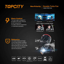Load image into Gallery viewer, topcity x221 with fan glare control, h7 led headlight,h7 headlight bulb,h7 led   headlight bulb,best h7 bulb,led h7 bulbs,led h7 canbus,best h7 led   bulb,novsight h7,nighteye led h7,brightest h7 bulb,h7 headlight,h7 led   conversion kit,philips h7 led bulb,best h7 halogen bulb,h7 led headlight   conversion kit,h7 led kit,best h7 headlight bulb,brightest h7 led   bulb,canbus h7,h7 low beam,h7 led bulb motorcycle manufacturer,exporter